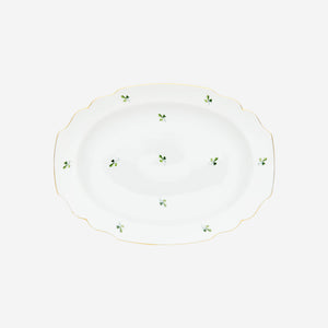 Bonadea Augarten Grape Leaves Oval Platter