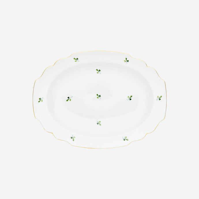 Bonadea Augarten Grape Leaves Oval Platter