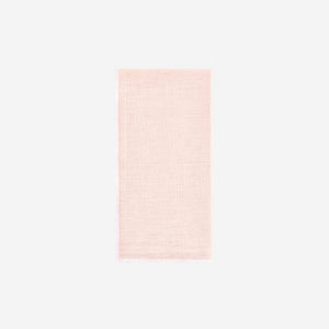 Border Napkin White on Pink