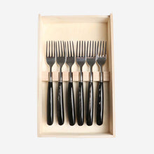 Load image into Gallery viewer, Set of Six Buffalo Horn Table Forks
