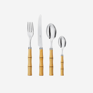 CAPDECO Bamboo Flatware - Byblos Boxwood 4-Piece Cutlery Set