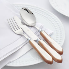 Load image into Gallery viewer, CAPDECO Omega 4-Piece Cutlery Set in Horn
