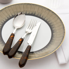 Load image into Gallery viewer, CAPDECO Omega 4-Piece Cutlery Set in Tortoiseshell
