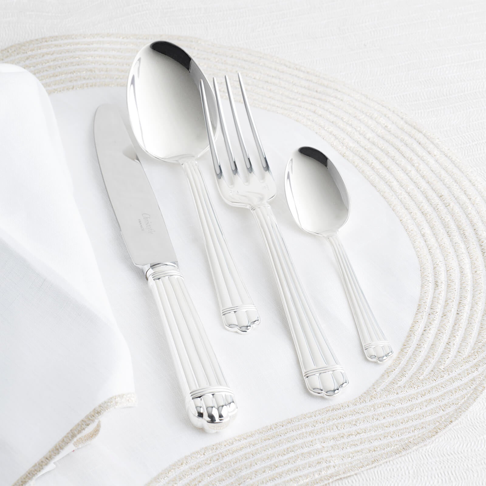 Aria 36-Piece Silver Plated Cutlery Set