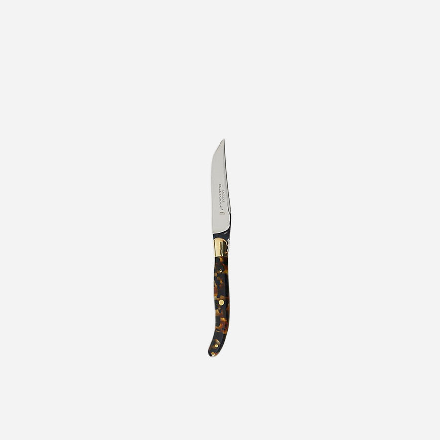 Claude Dozorme Laguiole Steak Knives Ecaille - Set of Six
