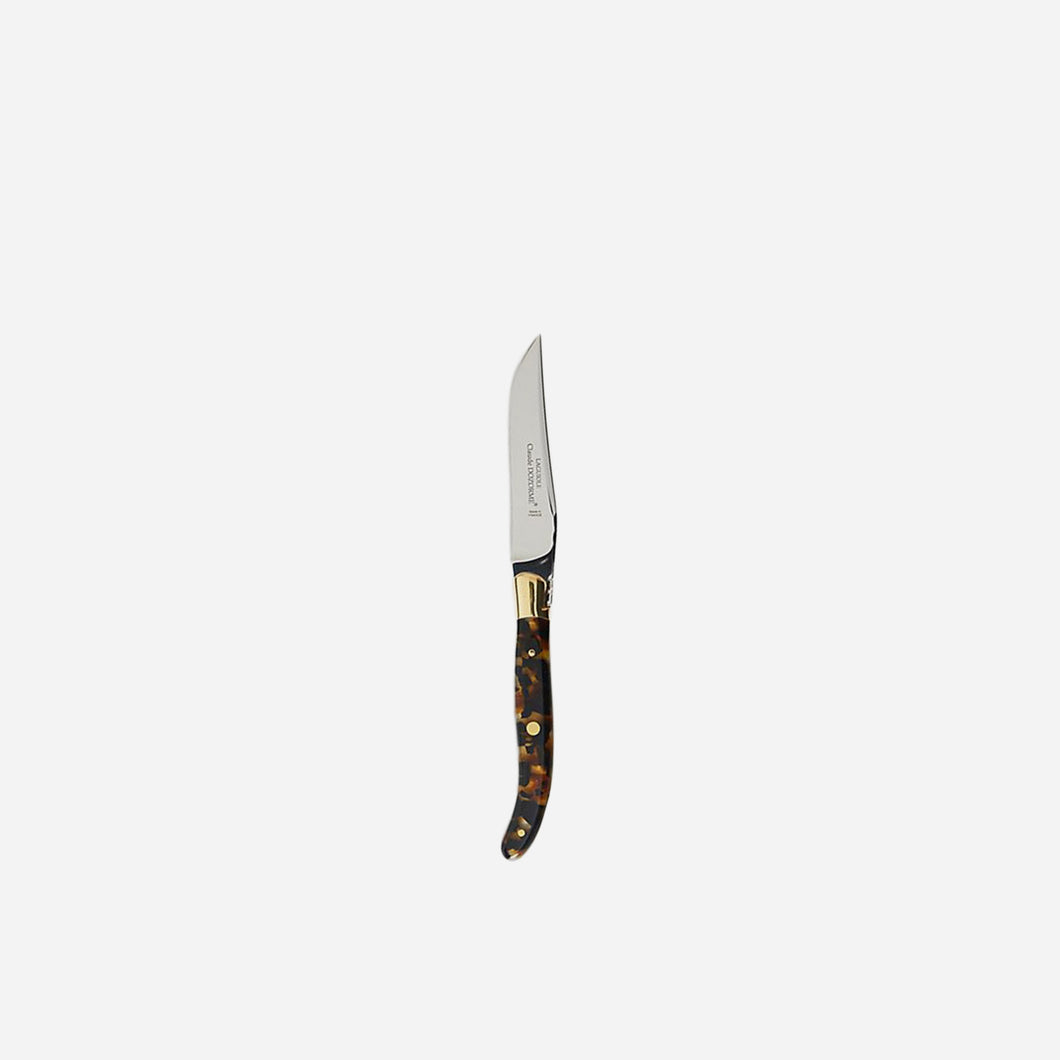 Set of Six Laguiole Steak Knives Ecaille