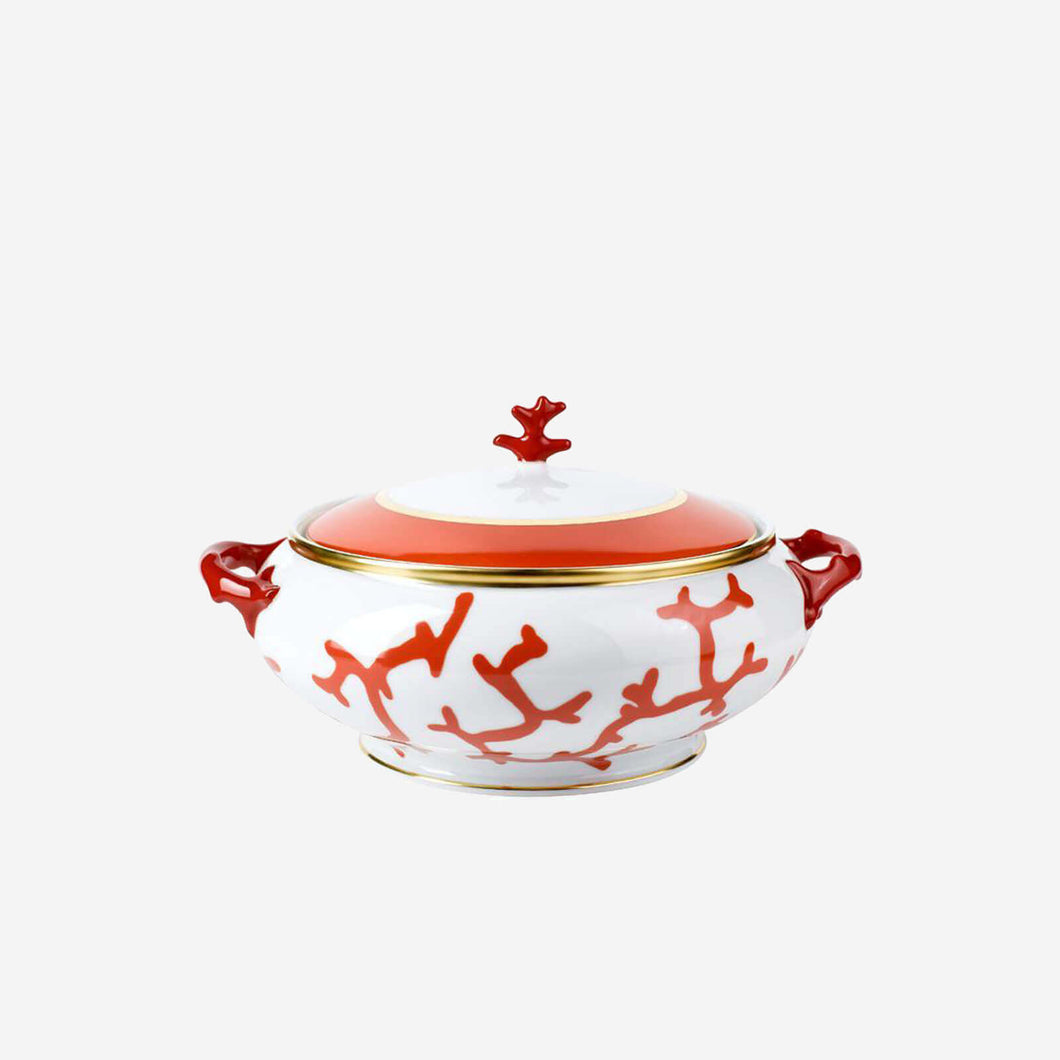 cristobal coral tureen by raynaud available at Bonadea