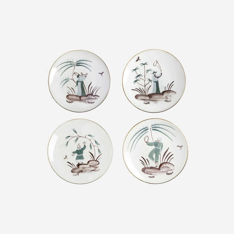 Marie Daâge Divertimente Set of Four Dessert Plates