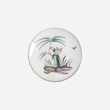 Load image into Gallery viewer, Marie Daage - Divertimente Set of Four Hand-painted Dessert Plates
