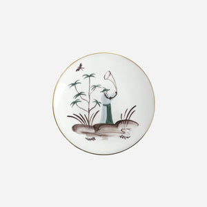 Marie Daage - Divertimente Set of Four Hand-painted Dessert Plates