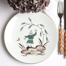 Load image into Gallery viewer, Marie Daage - Divertimente Set of Four Hand-painted Dessert Plates
