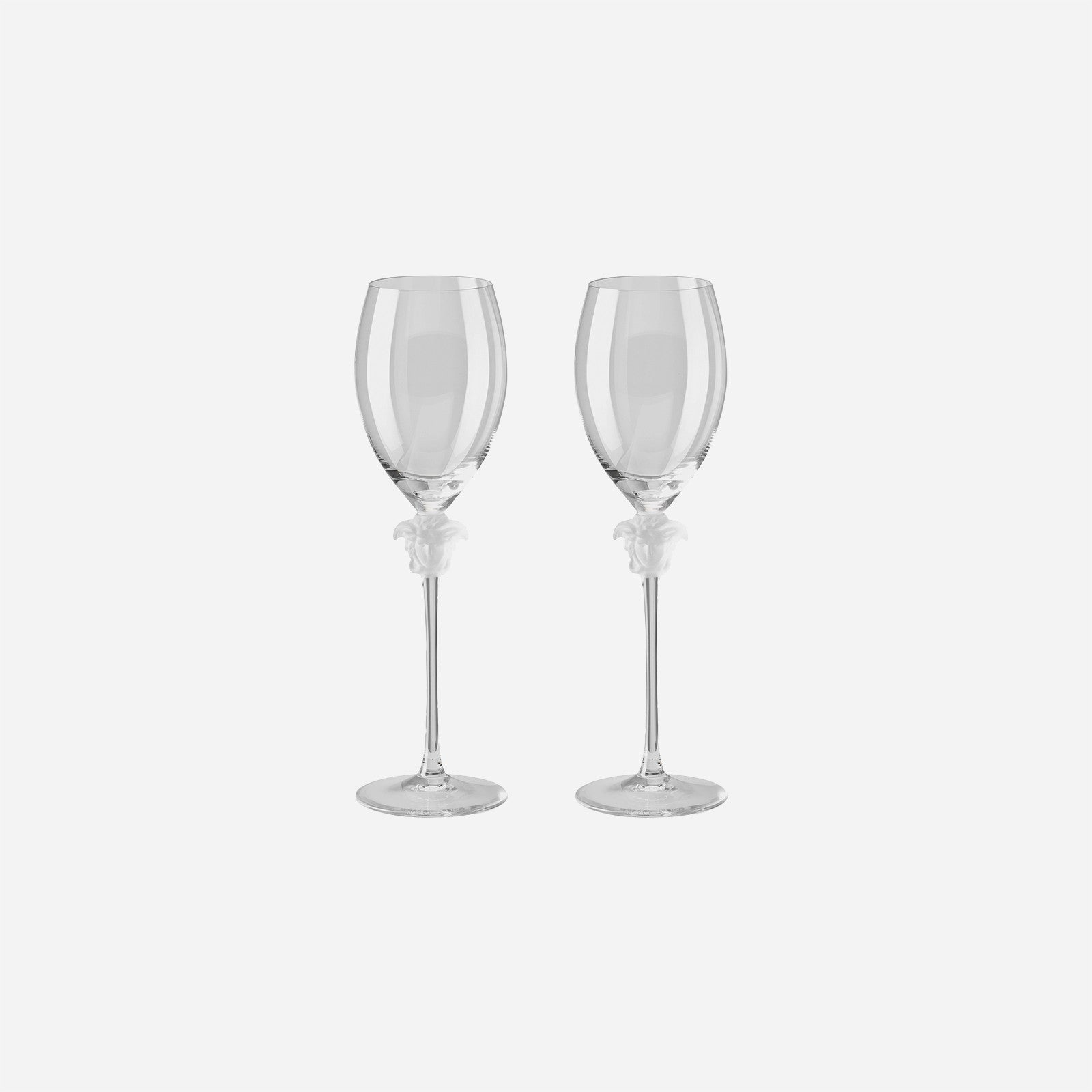 Medusa Lumiere Pair of White Wine Glasses