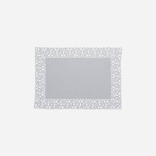 Load image into Gallery viewer, Florence White Lace Trim Placemat
