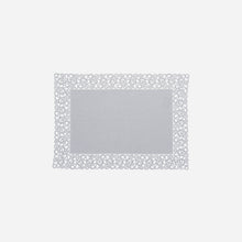 Load image into Gallery viewer, Florence White Lace Trim Placemat
