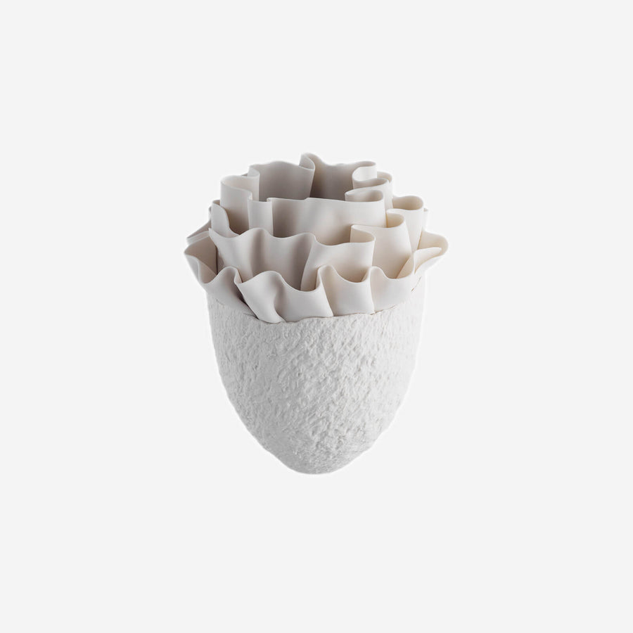 Fos Ceramiche Anthozoa White Tall Vase