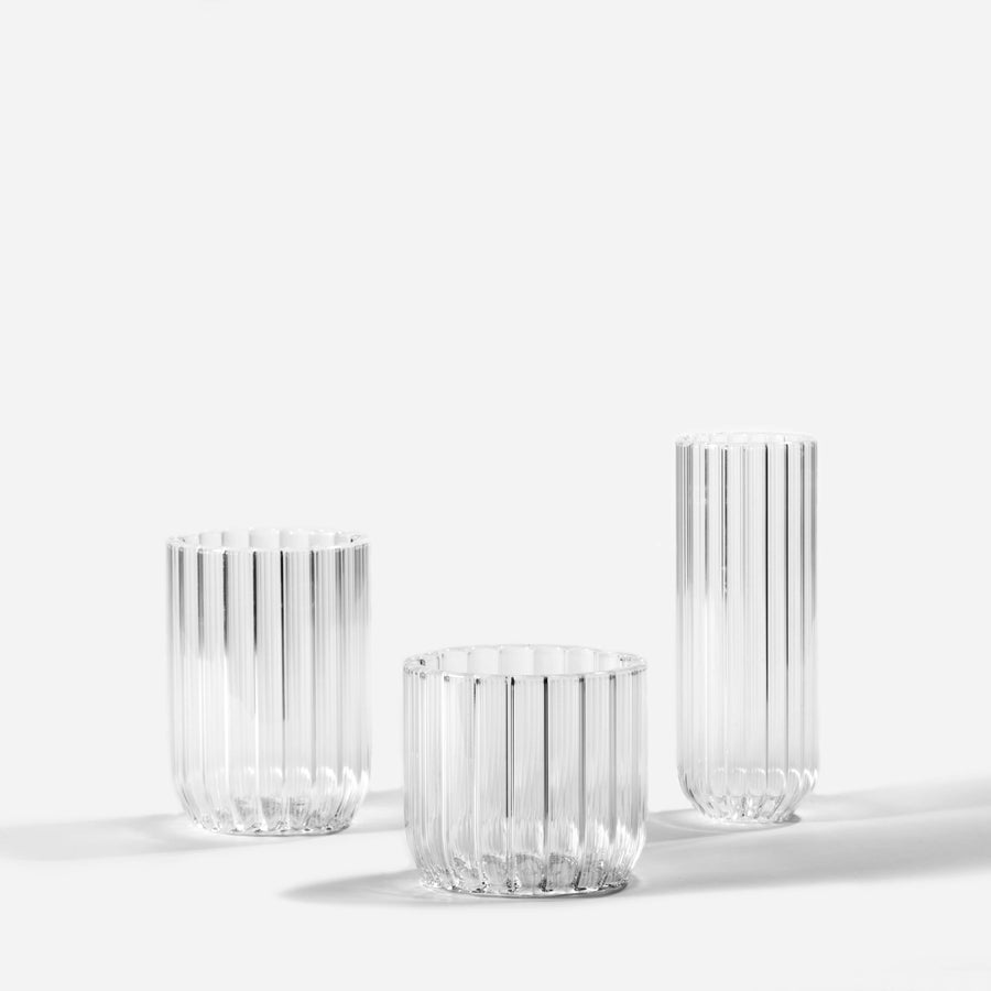 Fferrone Design Dearborn Set of Two Collins Glasses