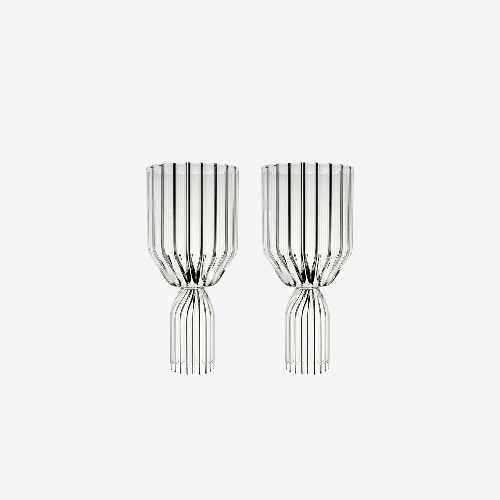  Fferrone Margot Set of Two White Wine Goblets - BONADEA