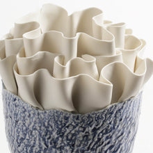 Load image into Gallery viewer, Anthozoa Blue Tall Vase Fos Ceramiche

