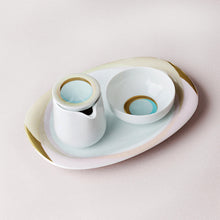Load image into Gallery viewer, Fuerstenberg Porcelain - Fluen Shifting Colors Oval Milk &amp; Sugar Tray - BONADEA

