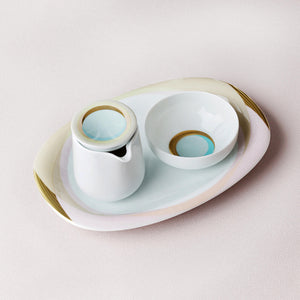 Fuerstenberg Porcelain - Fluen Shifting Colors Sugar Bowl - BONADEA