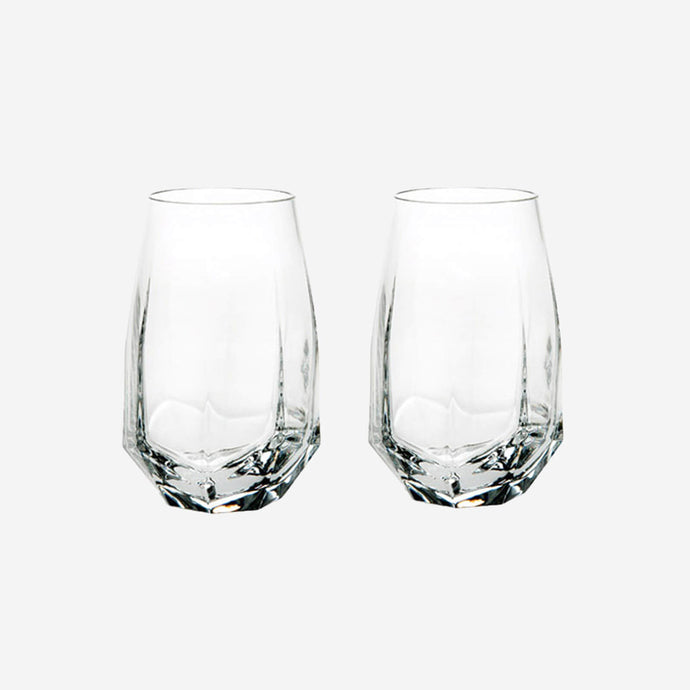 Vista Alegre Atlantis Crystal - Gemstone Highball Tumblers (Set of 2)