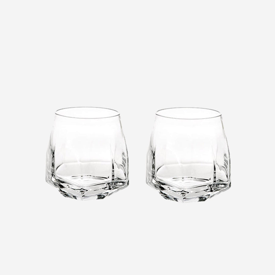 Atlantis Crystal Gemstone Crystal Tumblers (Set of 2)