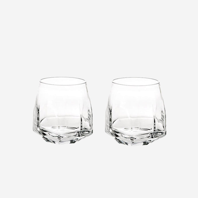 Vista Alegre Atlantis Crystal - Gemstone Old Fashioned Tumblers (Set of 2)