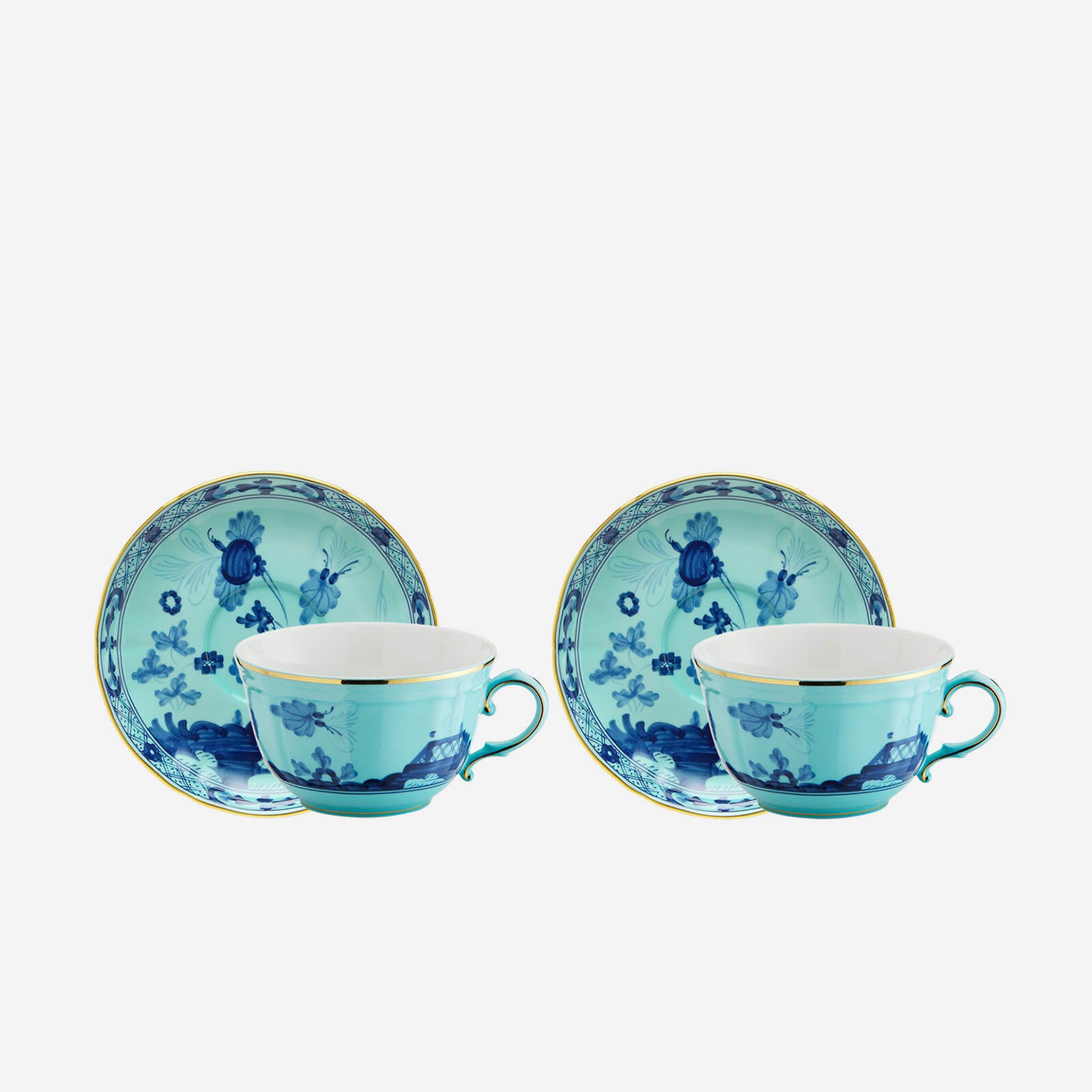 Bonadea | Richard Ginori | Oriente Italiano Teacup and Saucer Iris