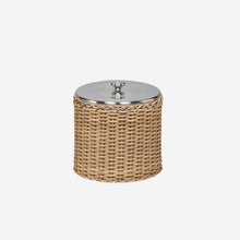 Load image into Gallery viewer, Pigment France - Saint Tropez Rattan Ice Bucket and Tongs
