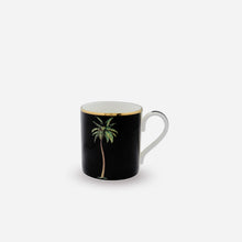 Load image into Gallery viewer, Halcyon Days Palm on Black Mug -BONADEA
