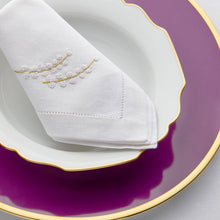 Load image into Gallery viewer, Blossom Hand-embroidered Dinner Napkin

