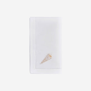 Sibona Cone Shell Hand-embroidered Dinner Napkin