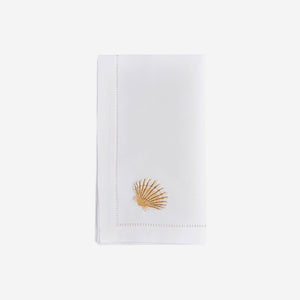 Sibona Scallop Shell Hand-embroidered Dinner Napkin