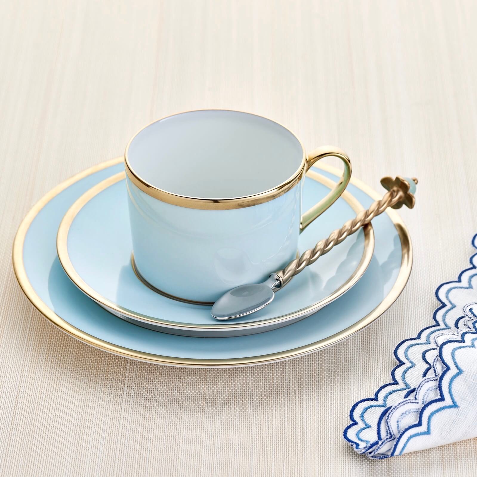 Sous Le Soleil Opal Tea Cup & Saucer