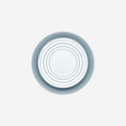 Hémisphère Metallic Blue Striped Dinner Plate