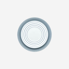 Load image into Gallery viewer, Hémisphère Metallic Blue Striped Dinner Plate
