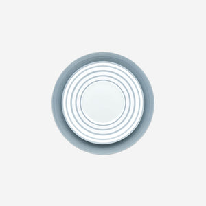 Hémisphère Metallic Blue Dessert Plate