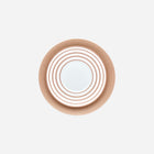 Hémisphère Metallic Pink Dinner Plate