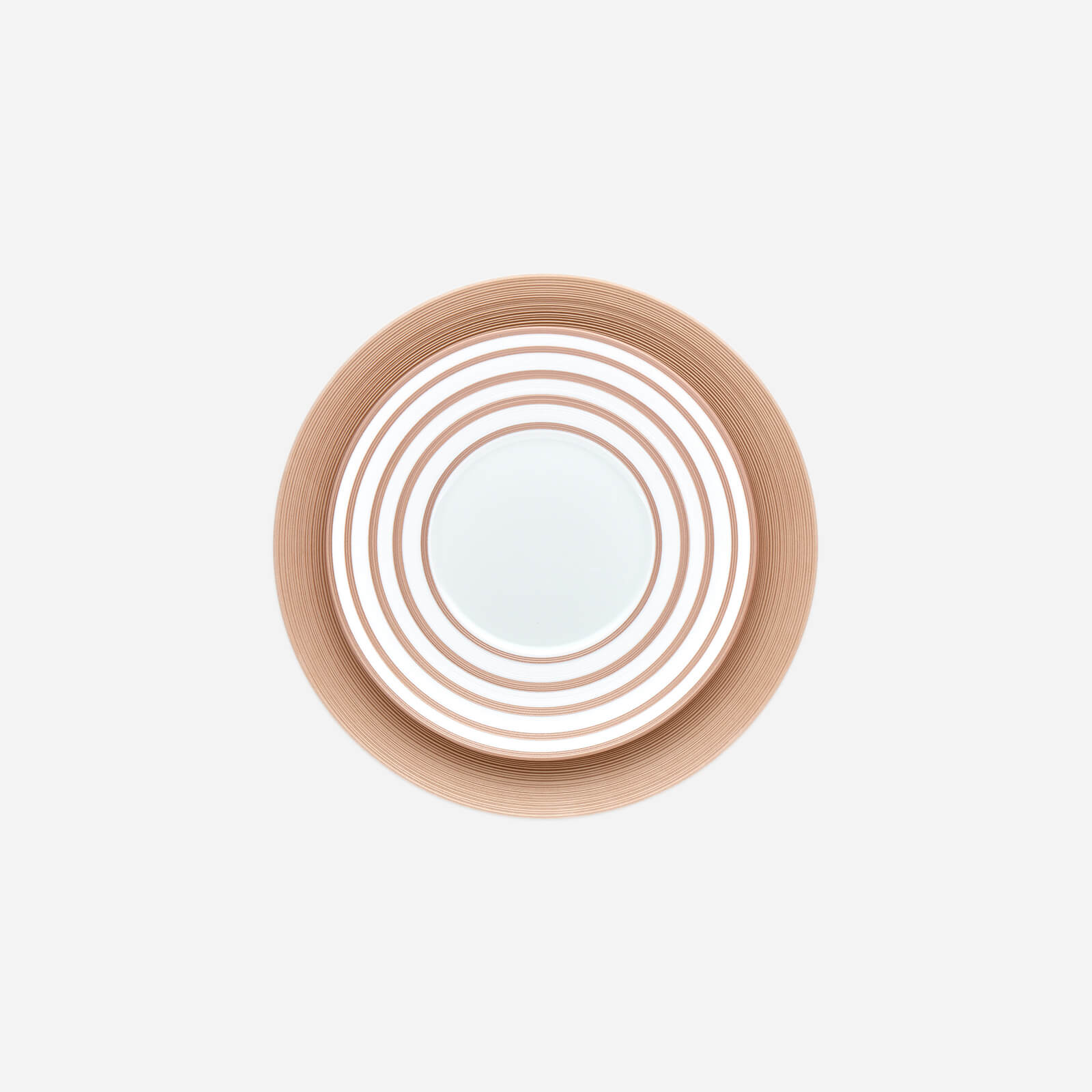 Hémisphère Metallic Pink Dessert Plate