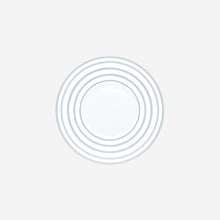 Hémisphère Metallic Blue Striped Dinner Plate