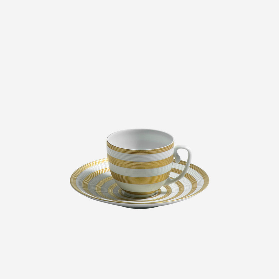 J.L Coquet Hémisphère Gold Stripe Espresso Cup