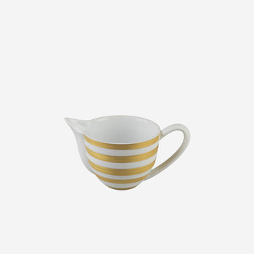 J.L Coquet Hémisphère Gold Stripe Cream Jug