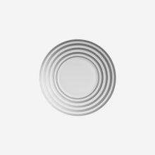 Load image into Gallery viewer, J.L Coquet | Hémisphère Platinum Stripe Bread &amp; Butter Plate
