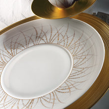 Load image into Gallery viewer, J.L Coquet Toundra Gold Dinner Plate
