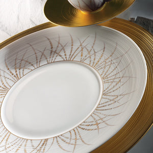 J.L Coquet Toundra Gold Dessert Plate