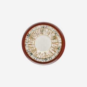 Ecaille Creme Dinner Plate