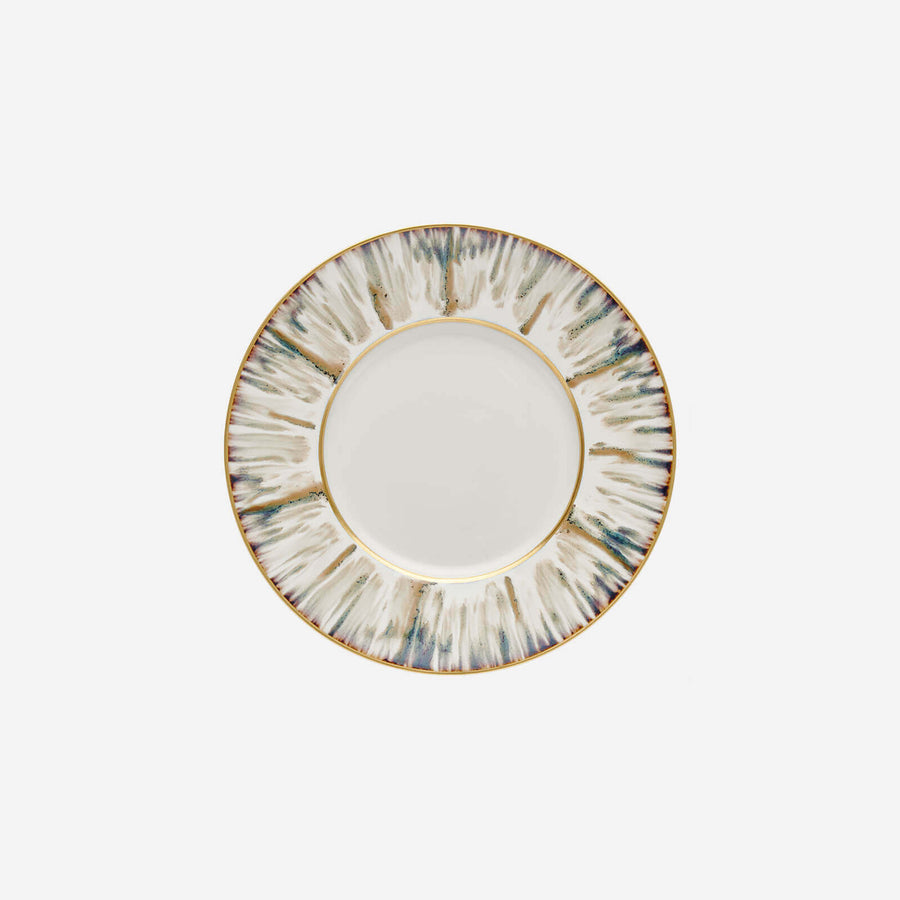 Jaune de Chrome Ecaille Creme Dinner Plate