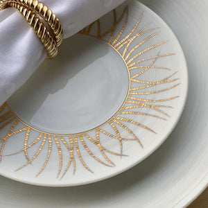 J.L Coquet Toundra Gold Dinner Plate