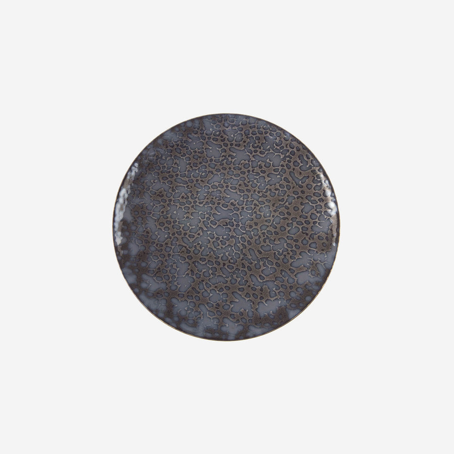 Jaune de Chrome Jungle Black Charger Plate