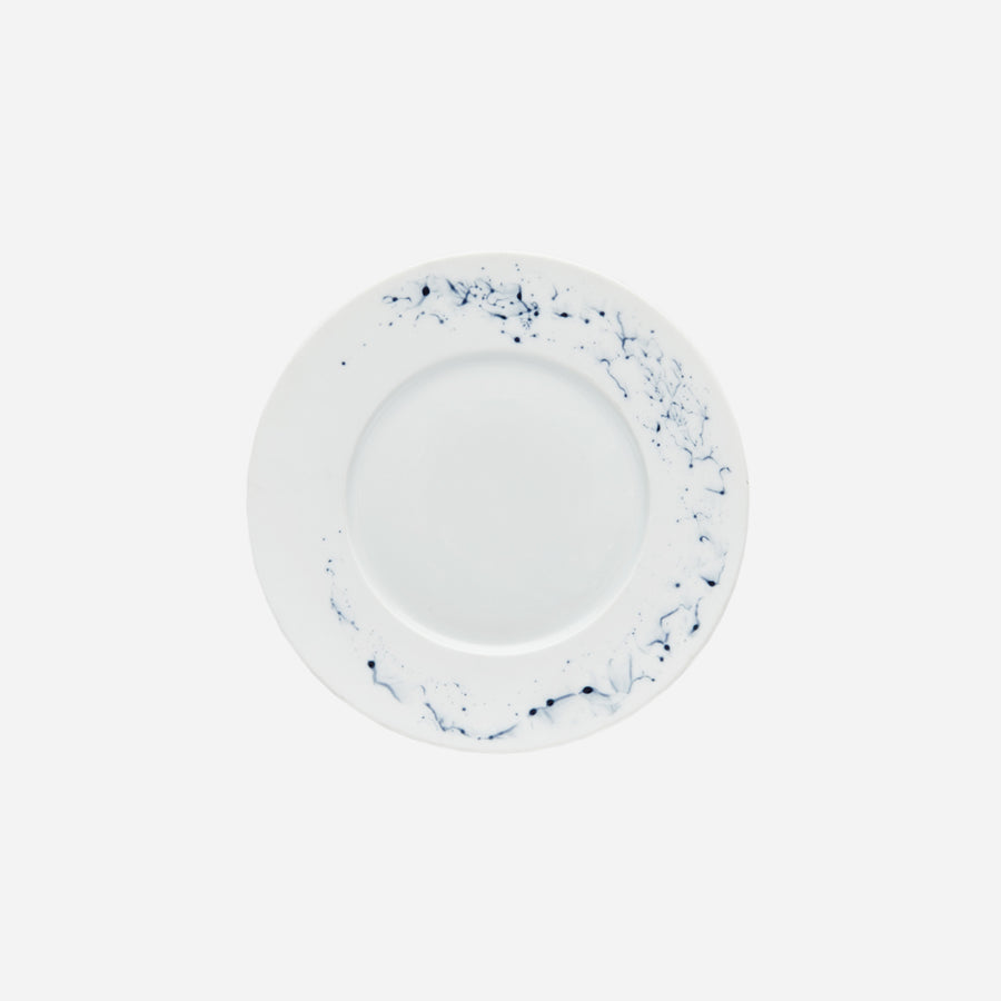 Jaune de Chrome Blue Impression Dessert Plate
